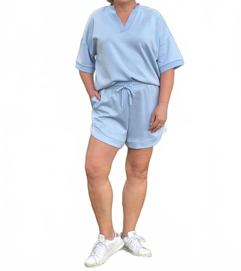 NEW SOUTHERN GRACE eva collection shorts in blue